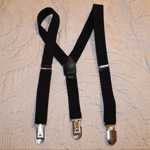 Black toddler boys suspenders